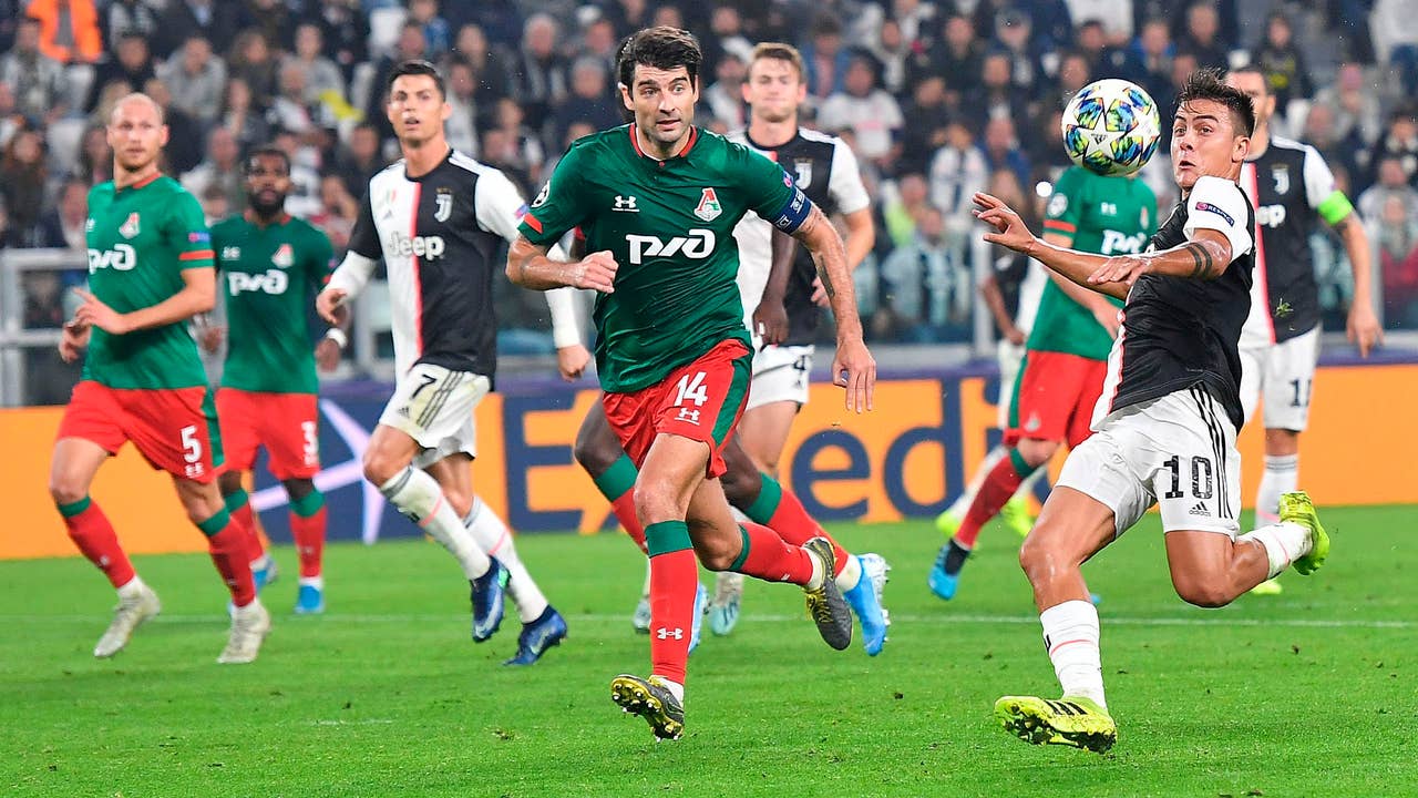 Dybala scores 2 as Juventus rallies to beat Lokomotiv 2-1